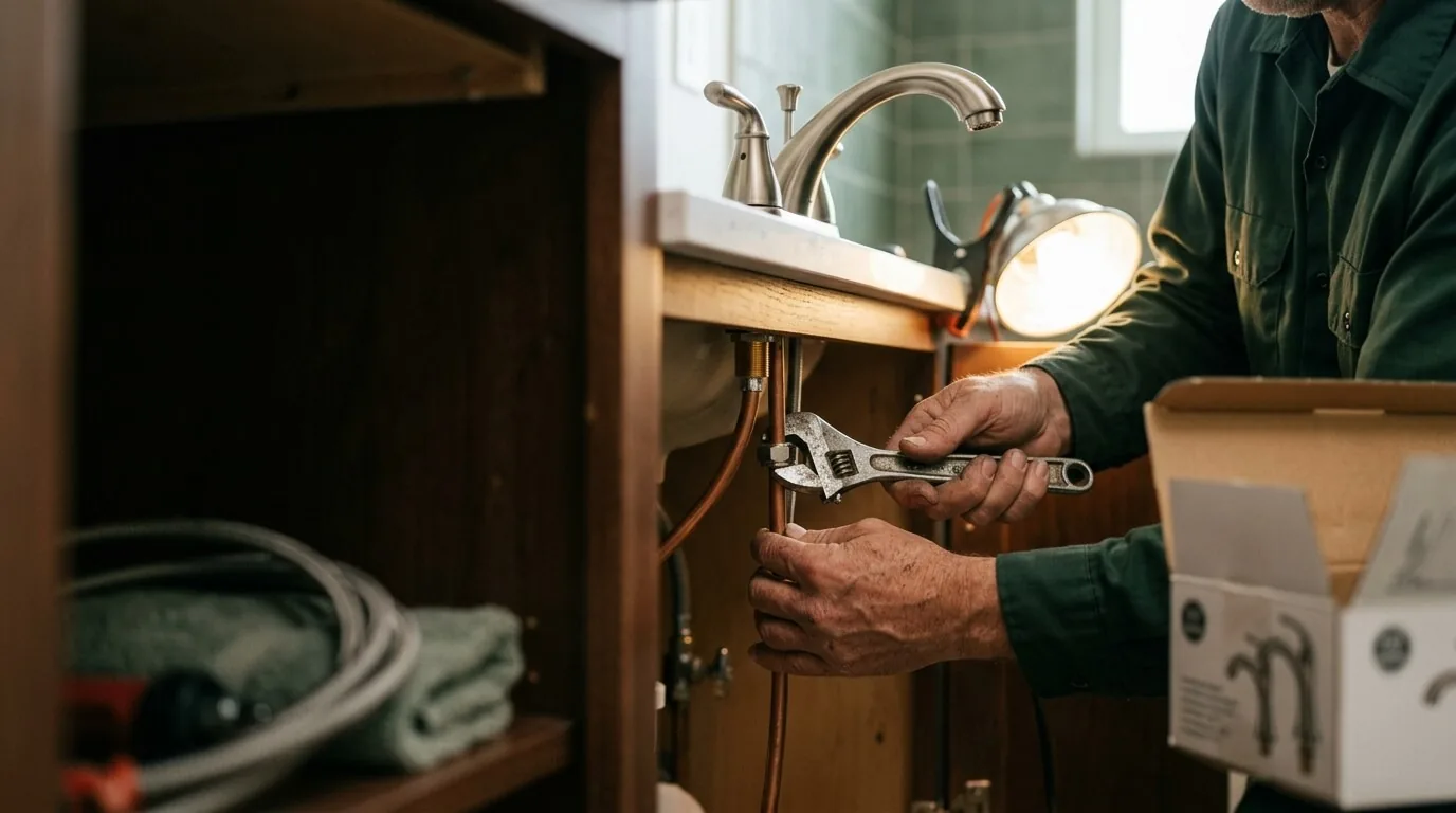 Plumbing fixture installation in Riverside, CA