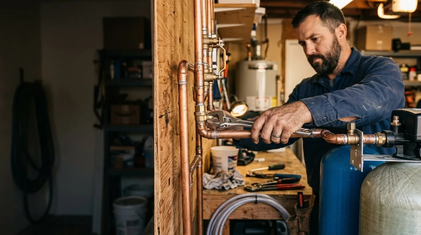 Water softener installation in Riverside, CA