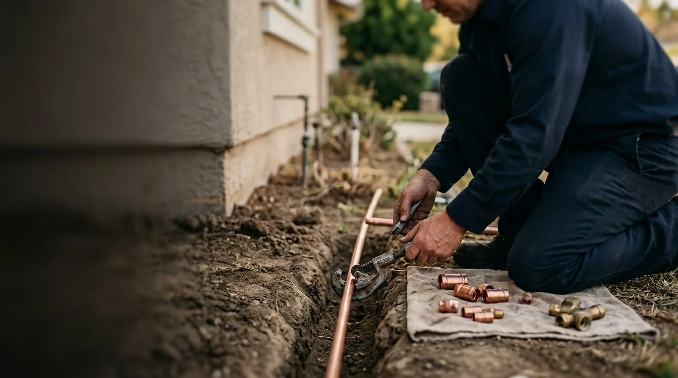 Water line repair and leak detection in Riverside, CA